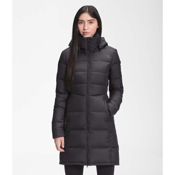 The North Face Womens Metropolis III 550 Down Long Coat Parka Black Size X-Small - Picture 1 of 7